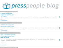 Tablet Screenshot of blog.presspeople.com